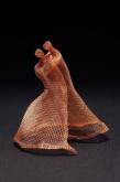 The Dip, 6 in high , woven copper wire cloth.jpg